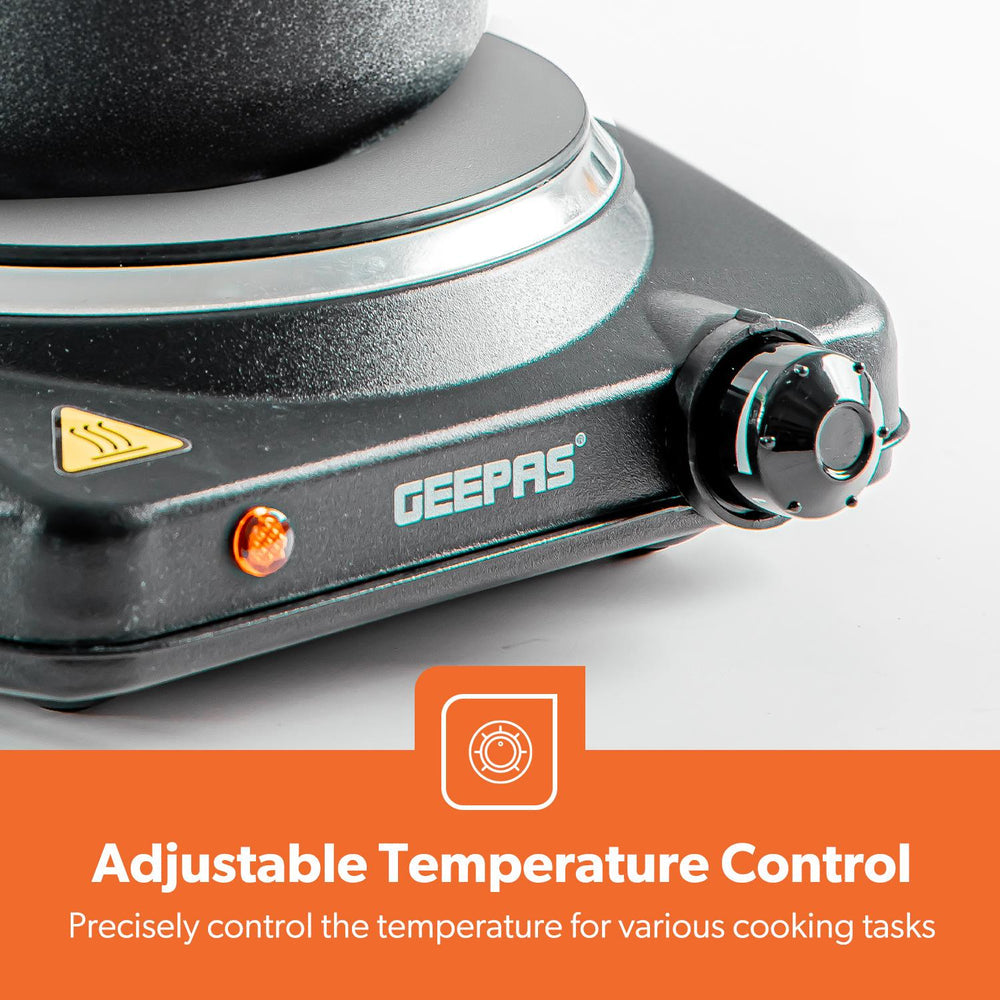 Portable Ceramic Electric Hot Plate Single 1200W GCP32025UK