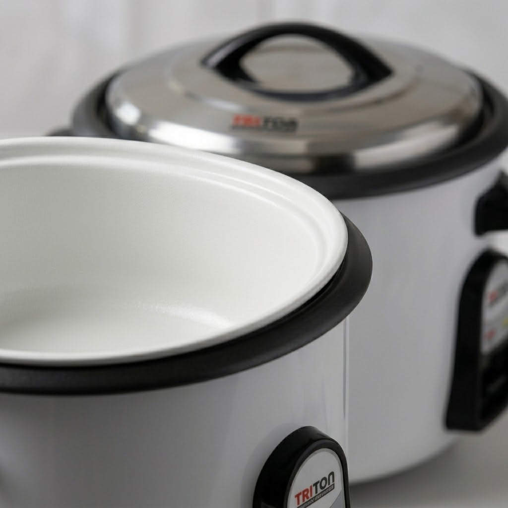 Rice Cooker 10 Litre Triton White Inner Pot 3000W Energy-Efficient SKU 10L