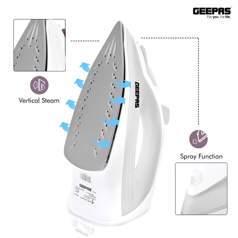 Clothes Steam Iron 1300W Grey GSI7808
