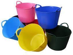 Small Flexi Tub DIY Storage Bucket 19L Assorted Colours LL5115 / 786074