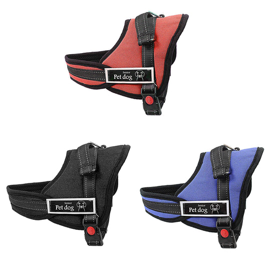 Pet Dog Adjustable Harness Size Large Assorted Colours 3035L